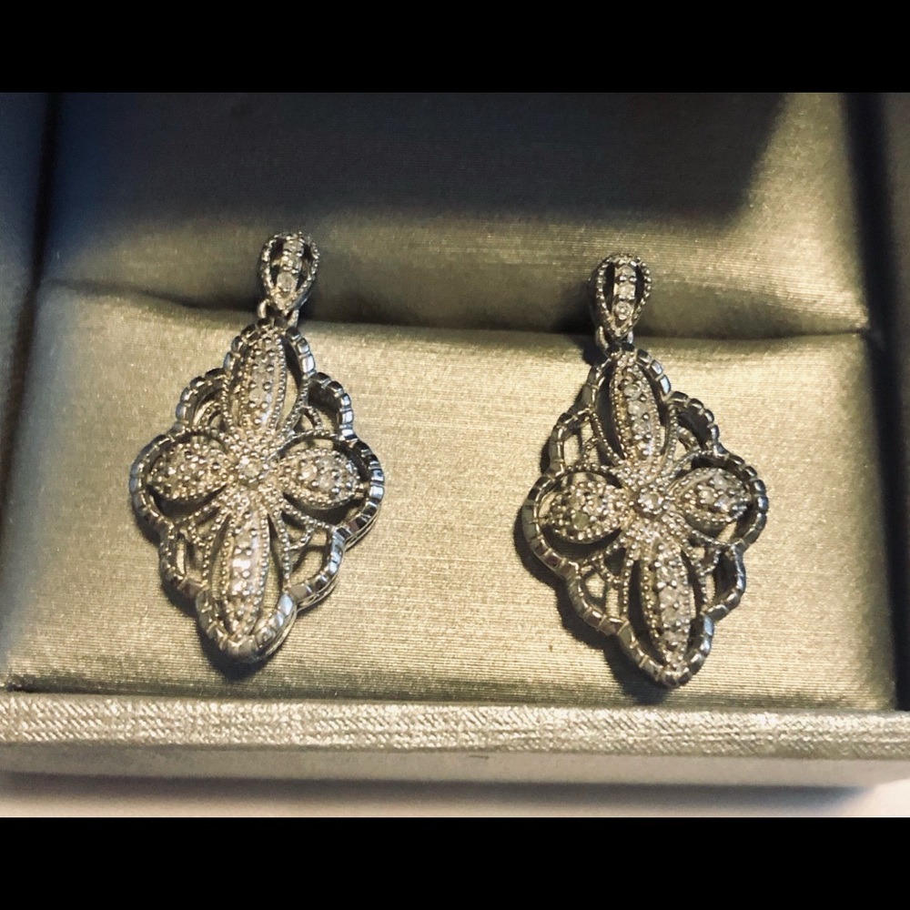 Zales Cross Earrings